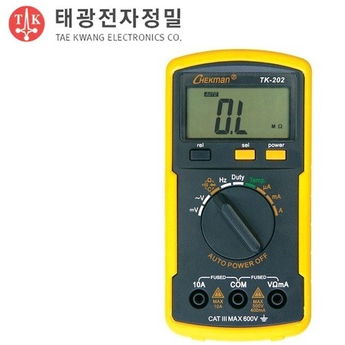 태광전자 디지털 테스터 소형 TK-202 : 쎈공구