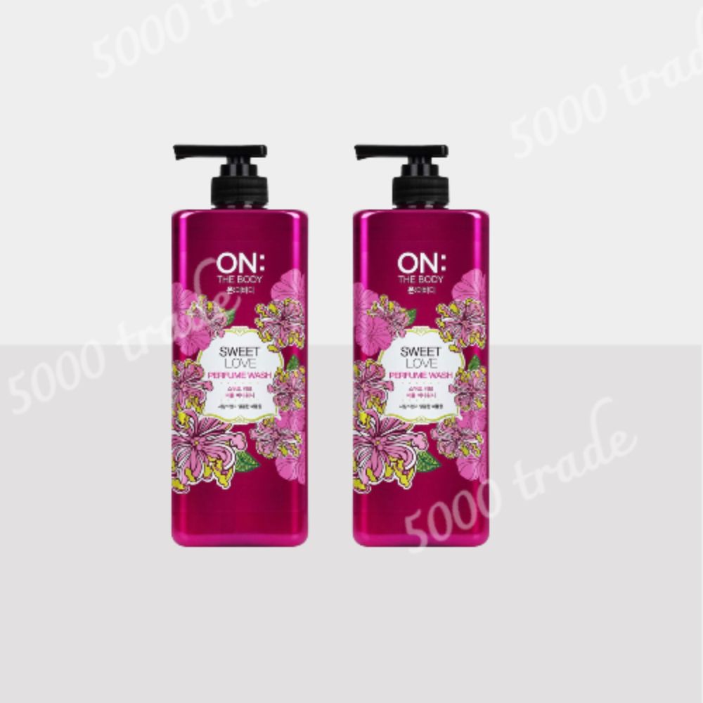 [1+1] 온더바디 퍼퓸 스위트 러브 바디워시 매그놀리아 후루티 900ml 2개 : 오천상사