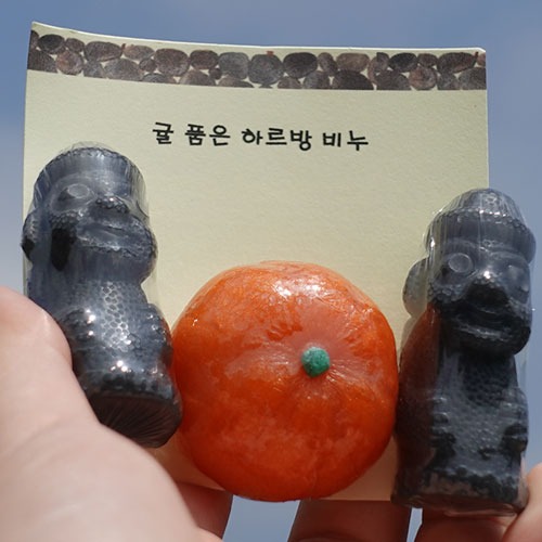 귤 품은 하르방 비누 (라벤더향) : 바이제주