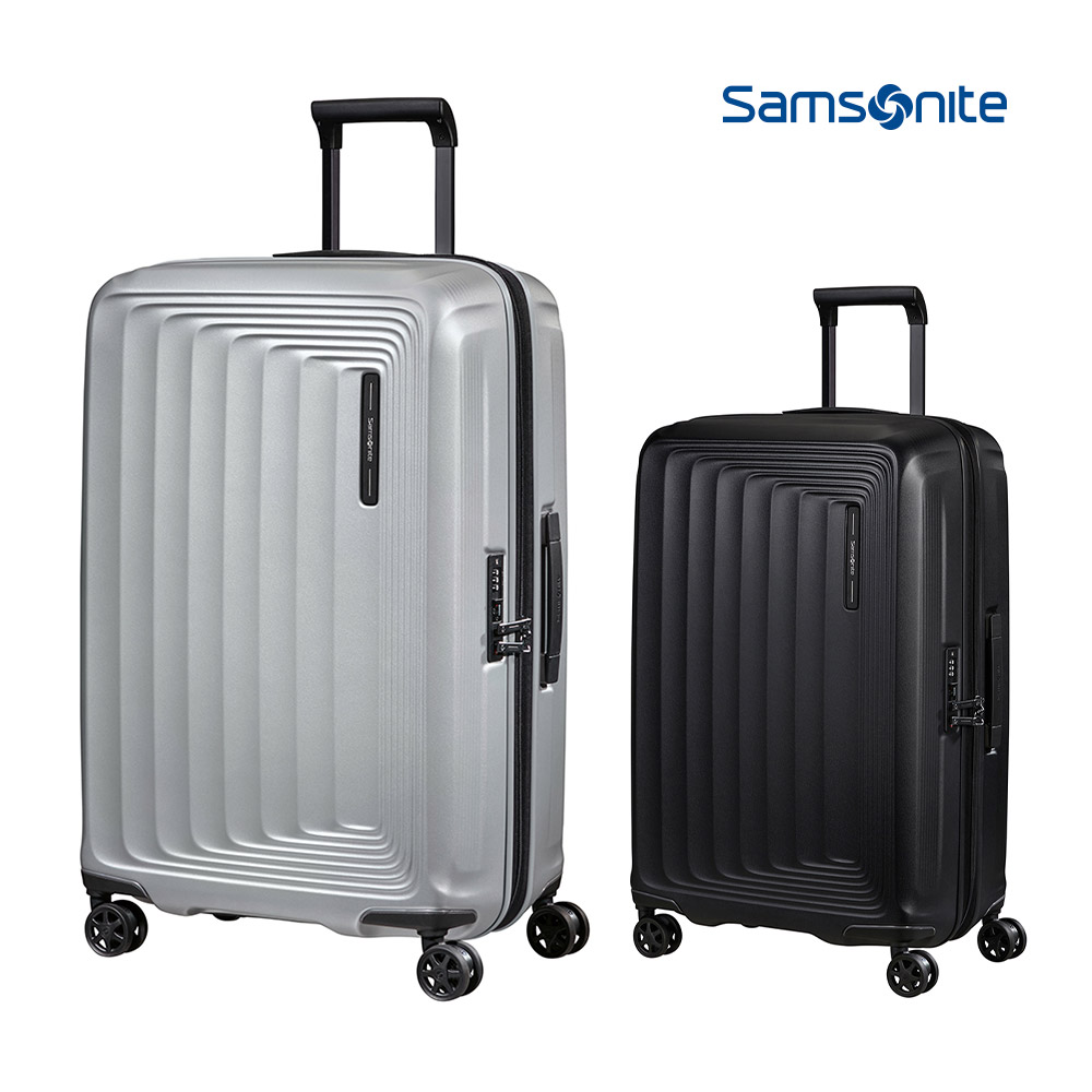 [Samsonite] 쌤소나이트 NUON 25인치 화물용캐리어 (블랙/실버) : 지온쇼핑