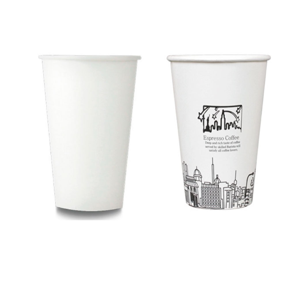(웰컵) 16 무지 테이크아웃종이컵 480ml 100개 : 웰컵