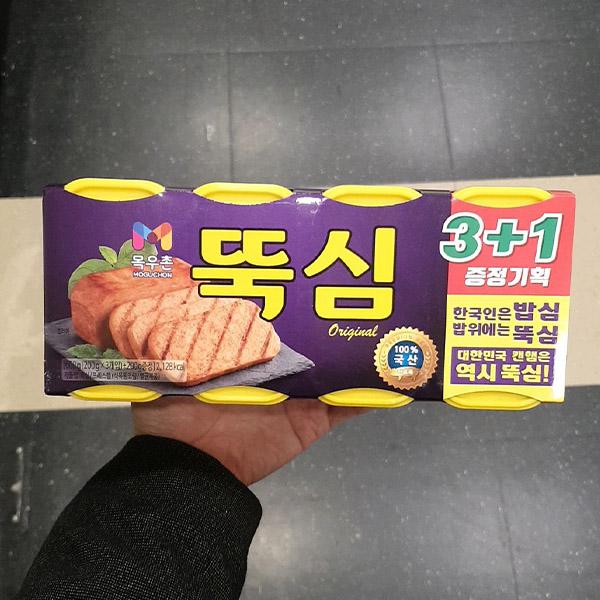 목우촌 뚝심 증정기획 200g x 3개입 + 200g 증정 : 동네백화점