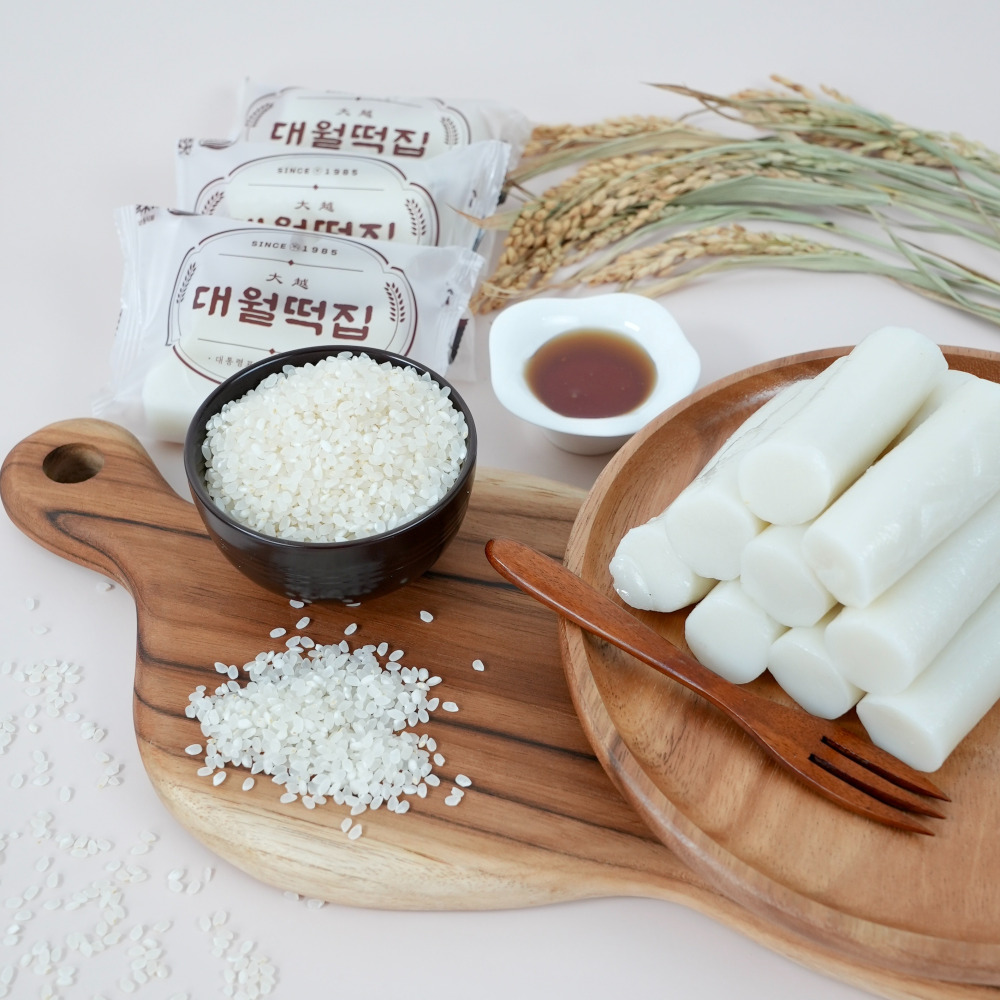 대월떡집 대통령표창 가래떡 떡국떡 국내산 개별포장떡 당일생산 2.5kg : 대월떡집1985