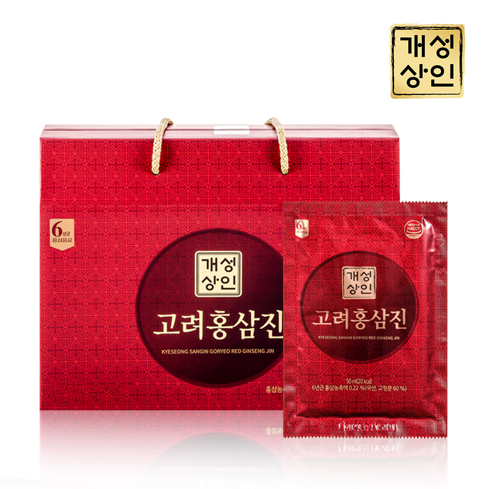 개성상인 6년근 고려홍삼진 50mg 30포, 1개 : WHOLE Life