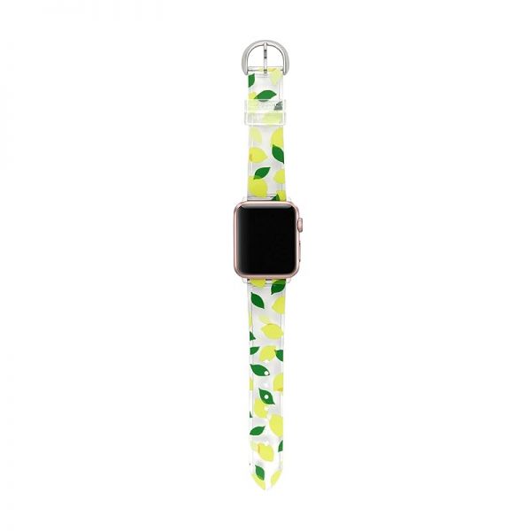 Kate Spade 케이트 스페이드 뉴욕 우먼 여성 시계 워치 Apple Watch 투명 폴리우레탄 밴드 KSS0172E 133925 : 웨일블루