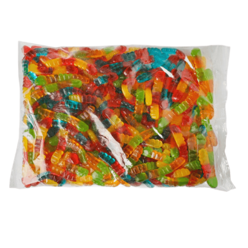 피니 웜 젤리 1kg 1봉 지렁이젤리 벌크 간식 대용량 : 그린 플로라