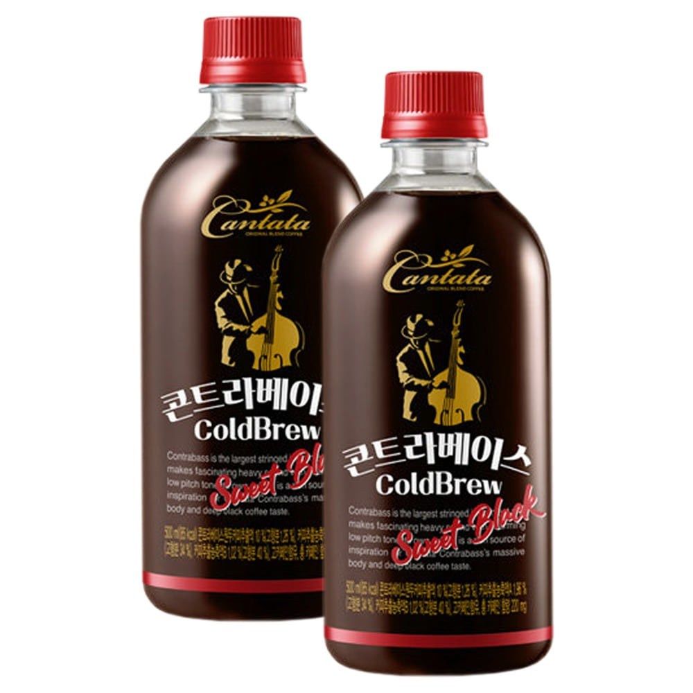 Jery1225 500ml 칸타타커피 12페트 콘트라베이스커피 : 제리엘란샵