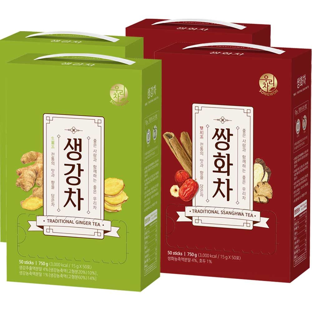 Jery1225 식품 송원차 쌍화차  100T 우리차차 생강차 : 제리엘란샵