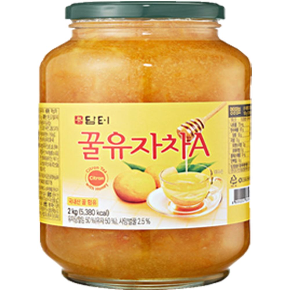 Jery1225 담터차 꿀유자A 유자청차 2kg 차 : 제리엘란샵