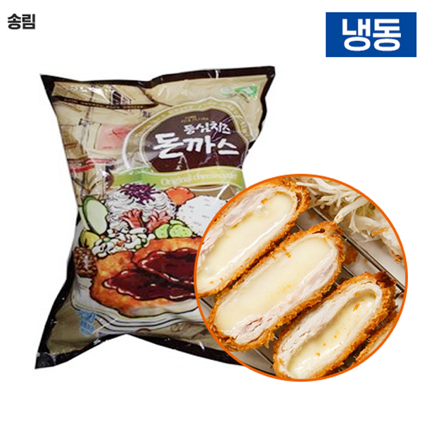 송림 등심치즈돈까스 200g x 10개 : 푸딧