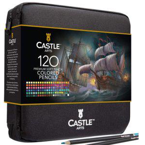 castle art 색연필 120색상 트레블케이스 포함 : 시카고팩토리2