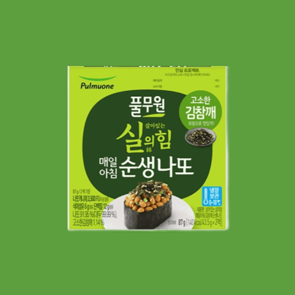 풀무원 김참깨 순생나또 43.5g(2입)X10개 총 20입 건강한 : 루키두스