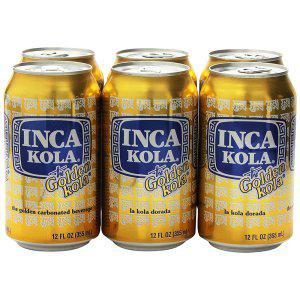 잉카콜라 6개세트 355ml INCA Kola Peru Golden Kola : 시카고팩토리2