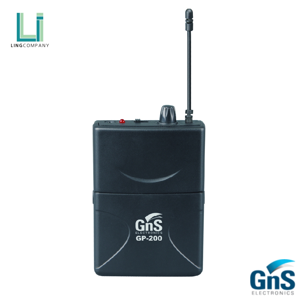 GNS GP-200 200Mhz 무선 벨트팩마이크 : 링컴퍼니