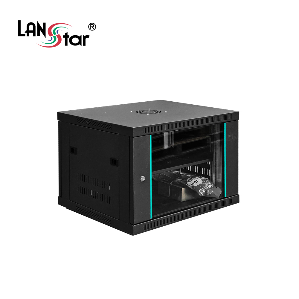 랜스타 LS-500HB 허브랙 검정 9U 500x500x600 통신랙 CCTV 국제규격 : 랜스타