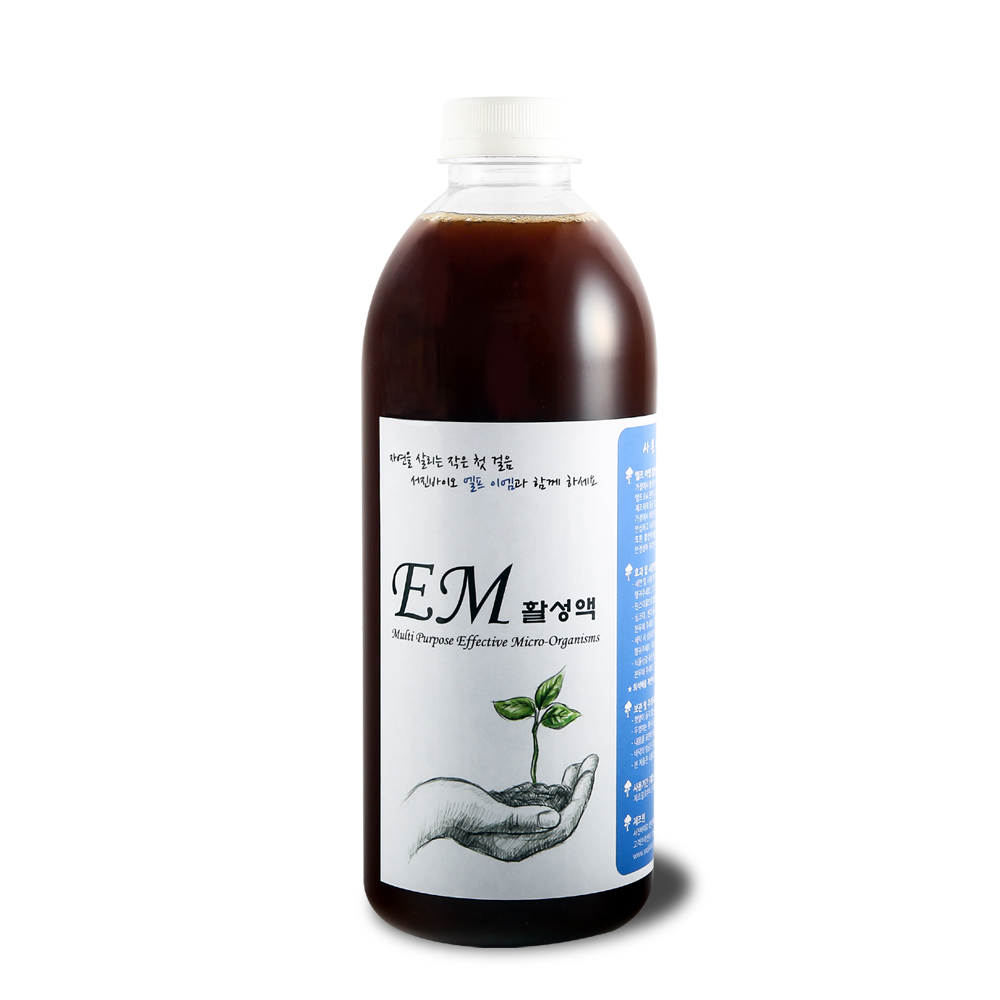 공장직판 EM활성액 1,000ml 갈색 이엠 : 서진바이오