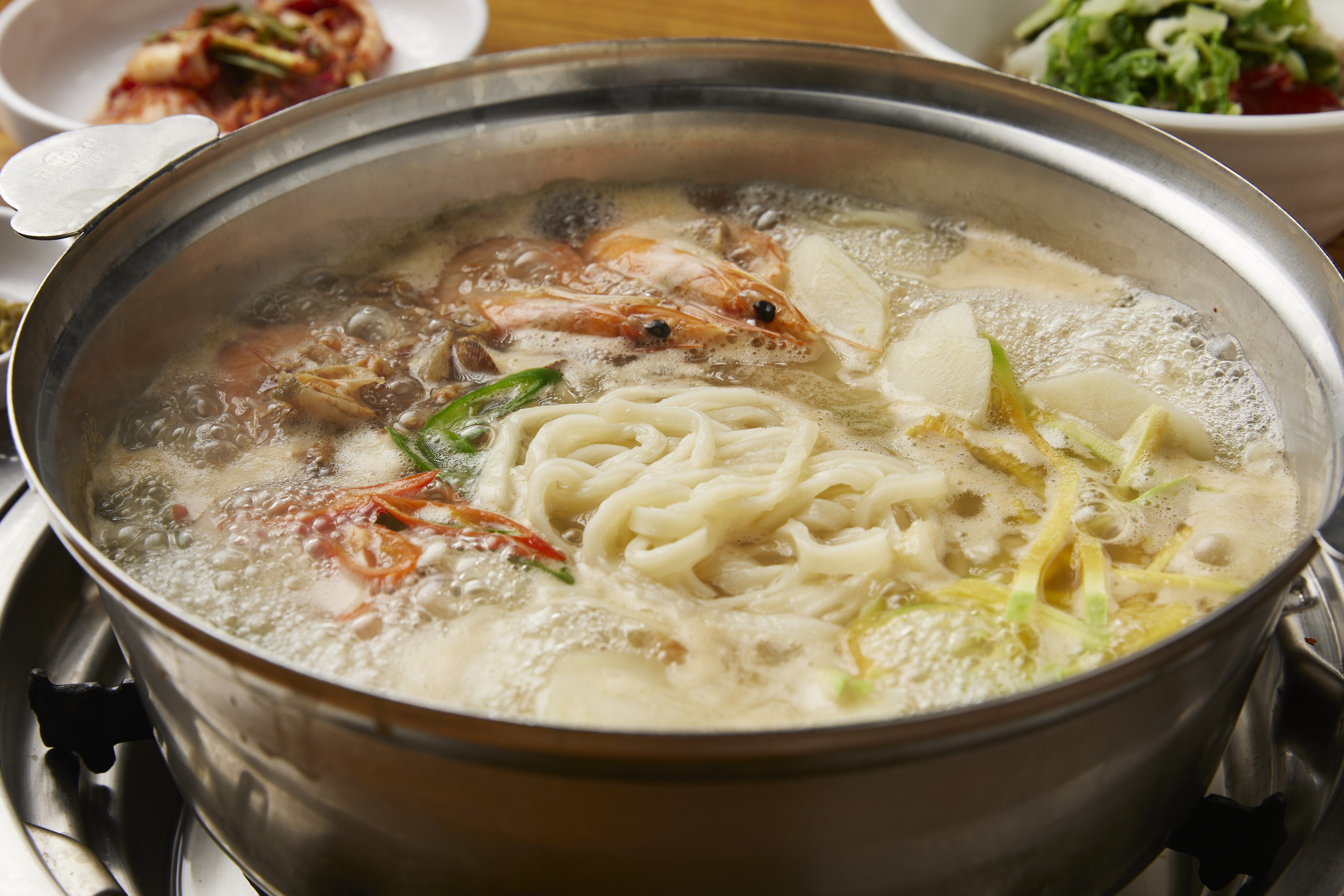 [자가제면]부천 명소 작동홍두깨칼국수 캠핑음식 간편하고 푸짐한 바지락칼국수 밀키트 2-3인분 : 작동홍두깨칼국수