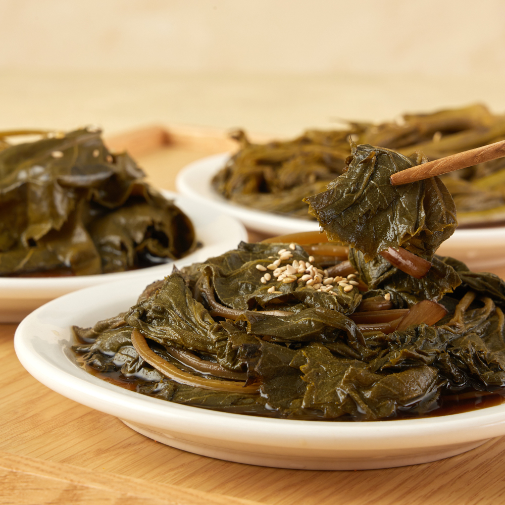 장수 성암마을 산야초 장아찌 짱아치 골라담기 : 성암산들
