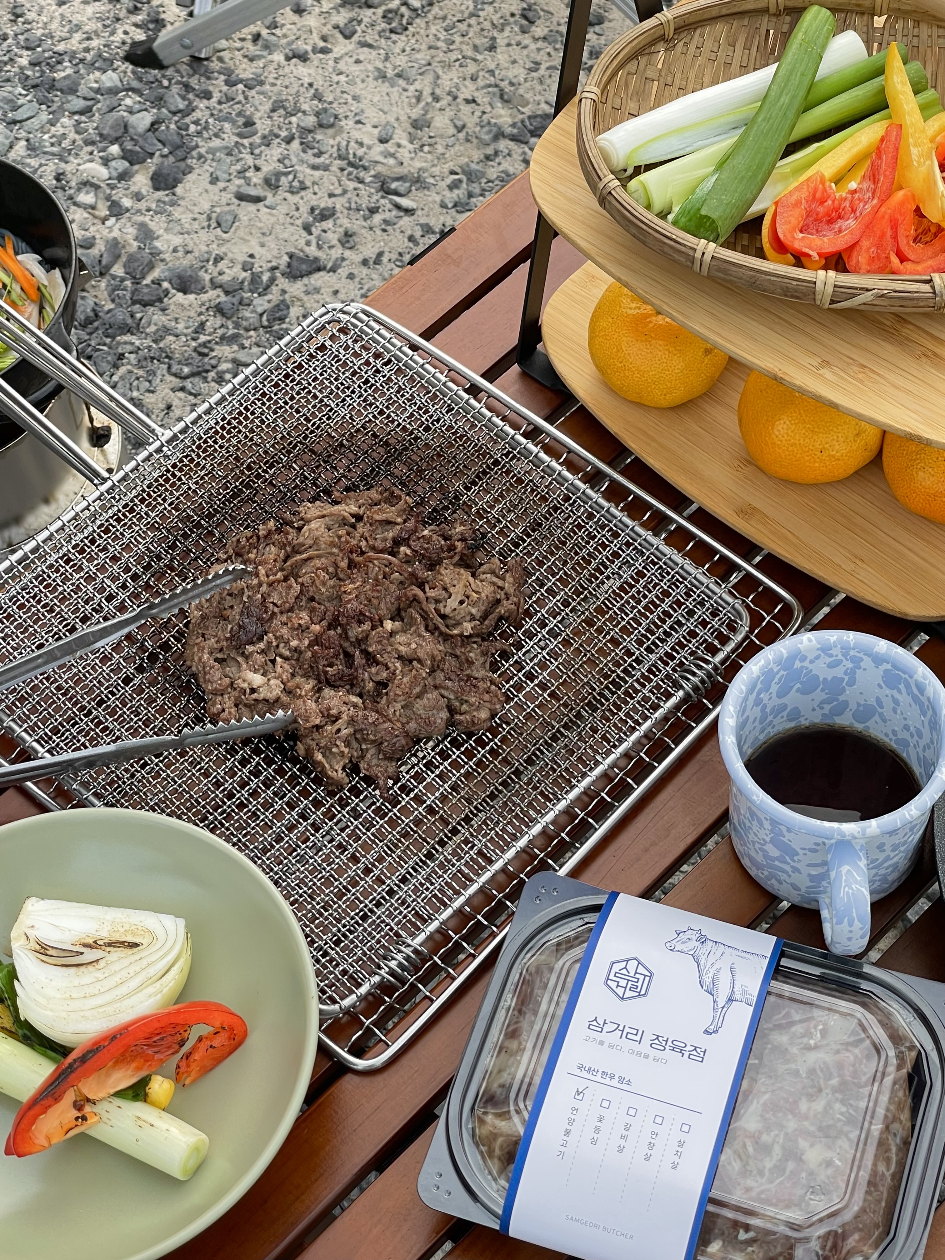 [삼거리불고기] 한우암소 1+,1++ 언양불고기500g 40년 전통 밀키트캠핑음식 : 삼거리불고기