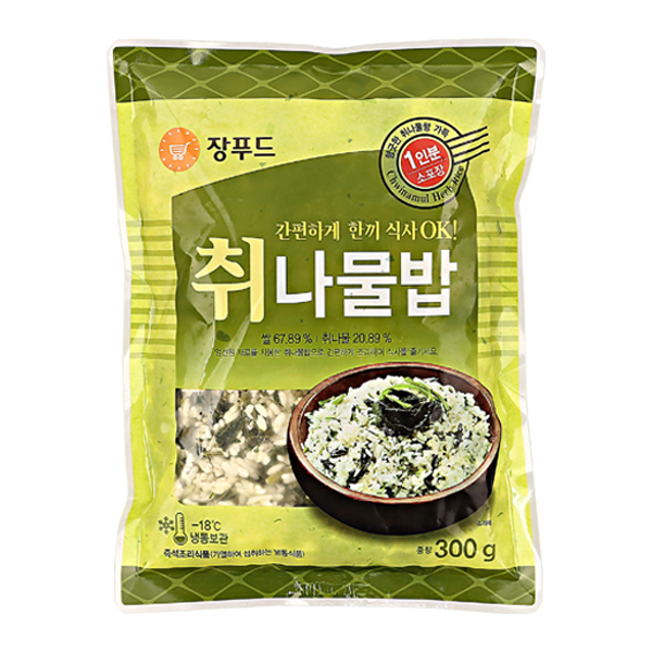 장푸드취나물밥300g/한우물-10개 : 착한형제들mall