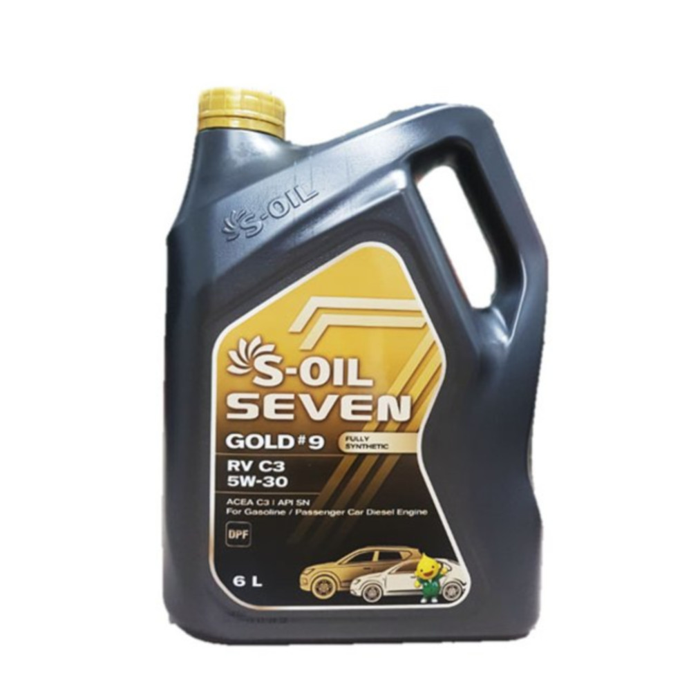 에쓰오일 세븐 골드 9 RV C3 5W30 합성엔진오일 6L : Low-Price.com