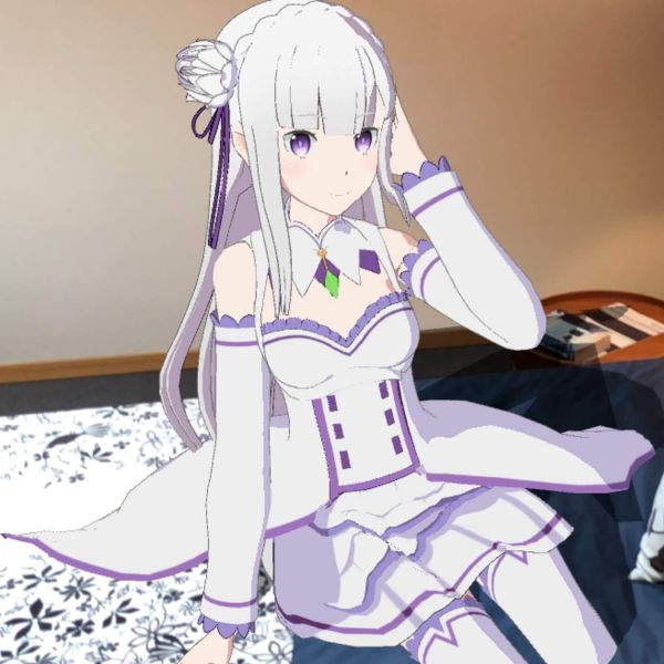 [관부가세포함] Re: 처음부터 시작하는 이세계 생활 에밀리아 HoloModels 1/1 스케일 디지털 피겨 Amazon 한정 : NY 스토리