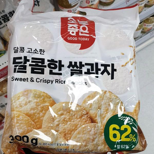 오늘좋은 달콤 고소한 달콤한 쌀과자 300g : koollookstore
