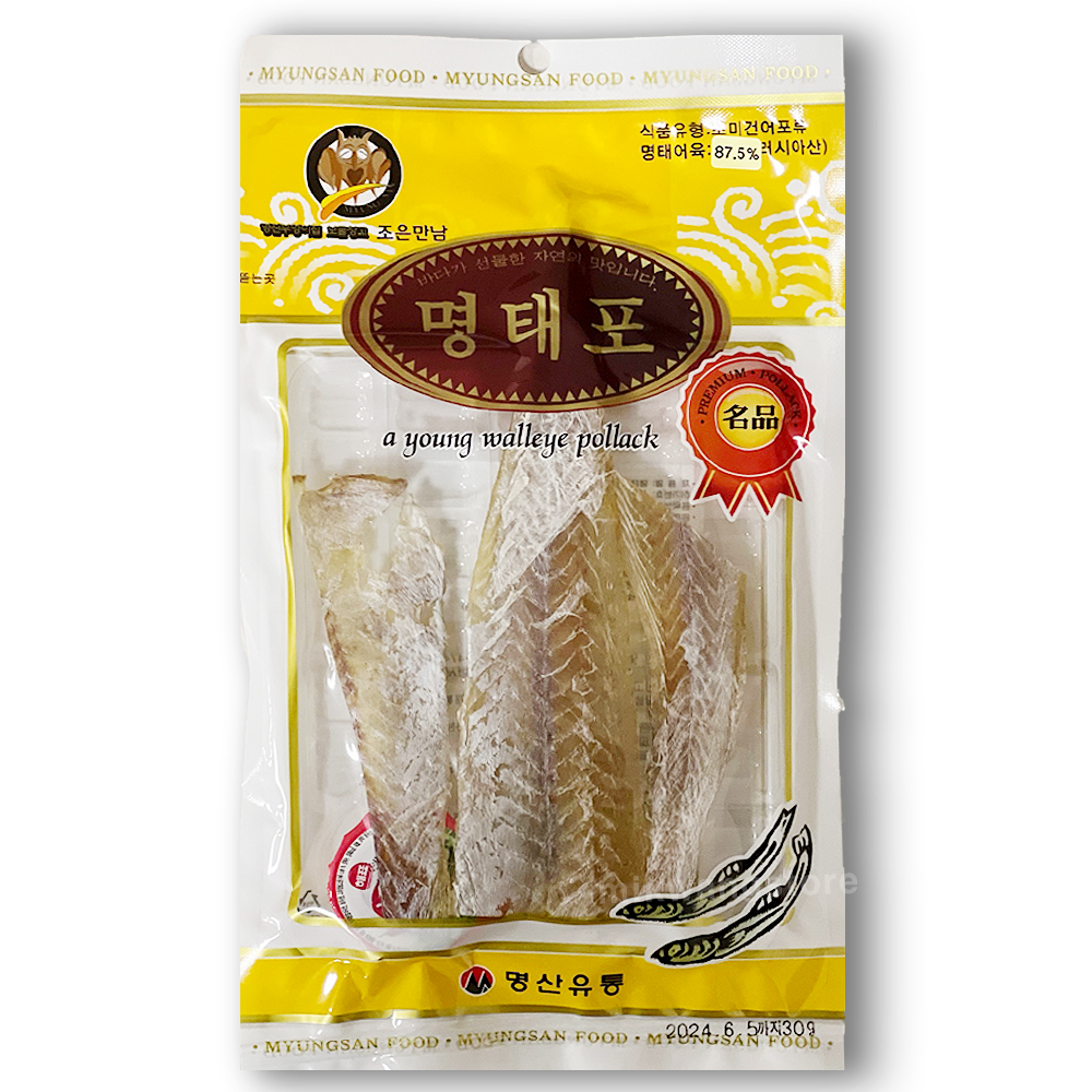 명산유통 조은만남 명태포 노가리 30g : 미광스토어