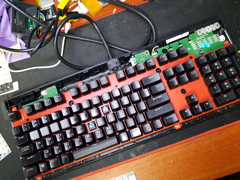 CORSAIR STRAFE RGP0019 병행수입 직구 사설 고장 AS 스트레이프 커세어키보드수리 : 수정보통신
