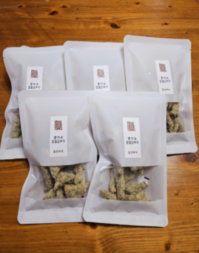[무료배송] 참진 수제 콩마요 김부각 (30g, 5팩) : 참진부각
