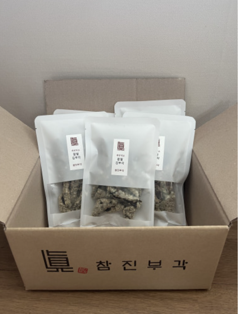 [무료배송]참진 수제 찹쌀 김부각 (30g, 5팩) : 참진부각