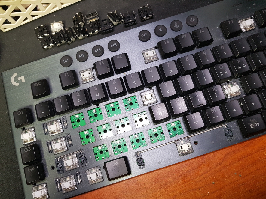 Logitech G913 TKL YR0076 병행수입 직구 사설 고장 AS 텐키리스 로지텍키보드수리 : 수정보통신