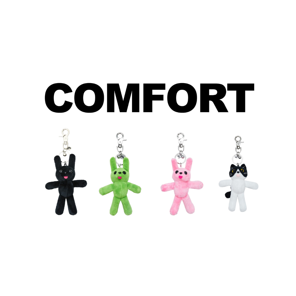 콤포트 삐용이 키링 키용이 연예인 제니착용 인형 가방고리 차키 키홀더 패션소품 : THEMOONSHOP