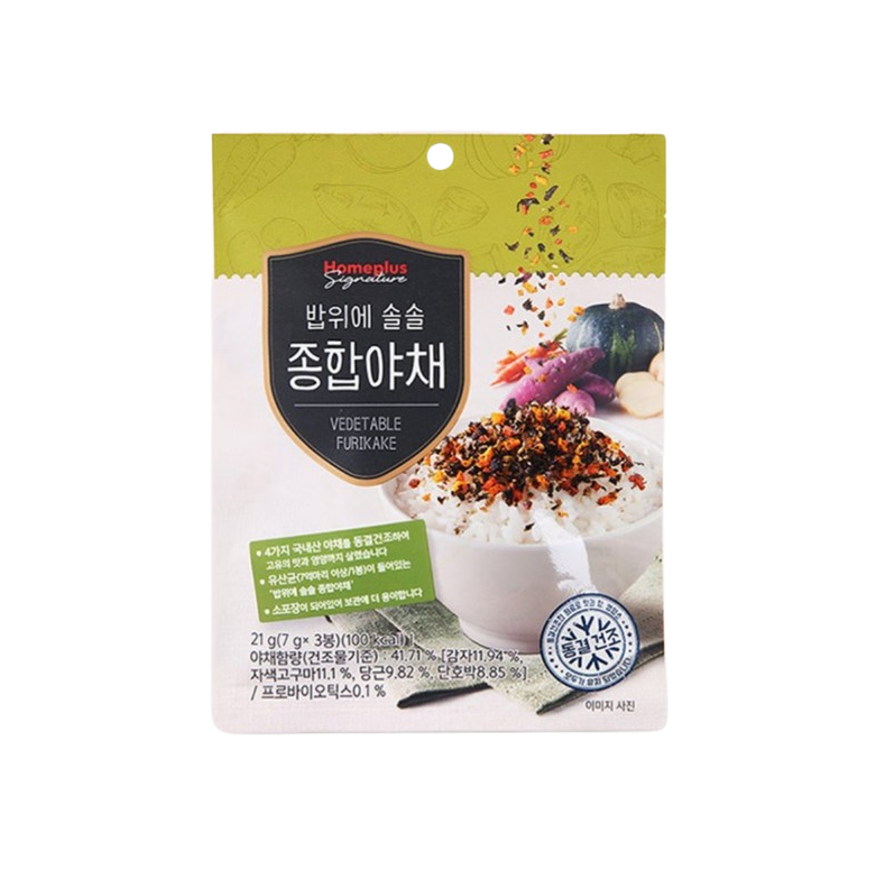홈플러스시그니처 밥위에 솔솔 종합야채 21g, 1개 : 닛시몰