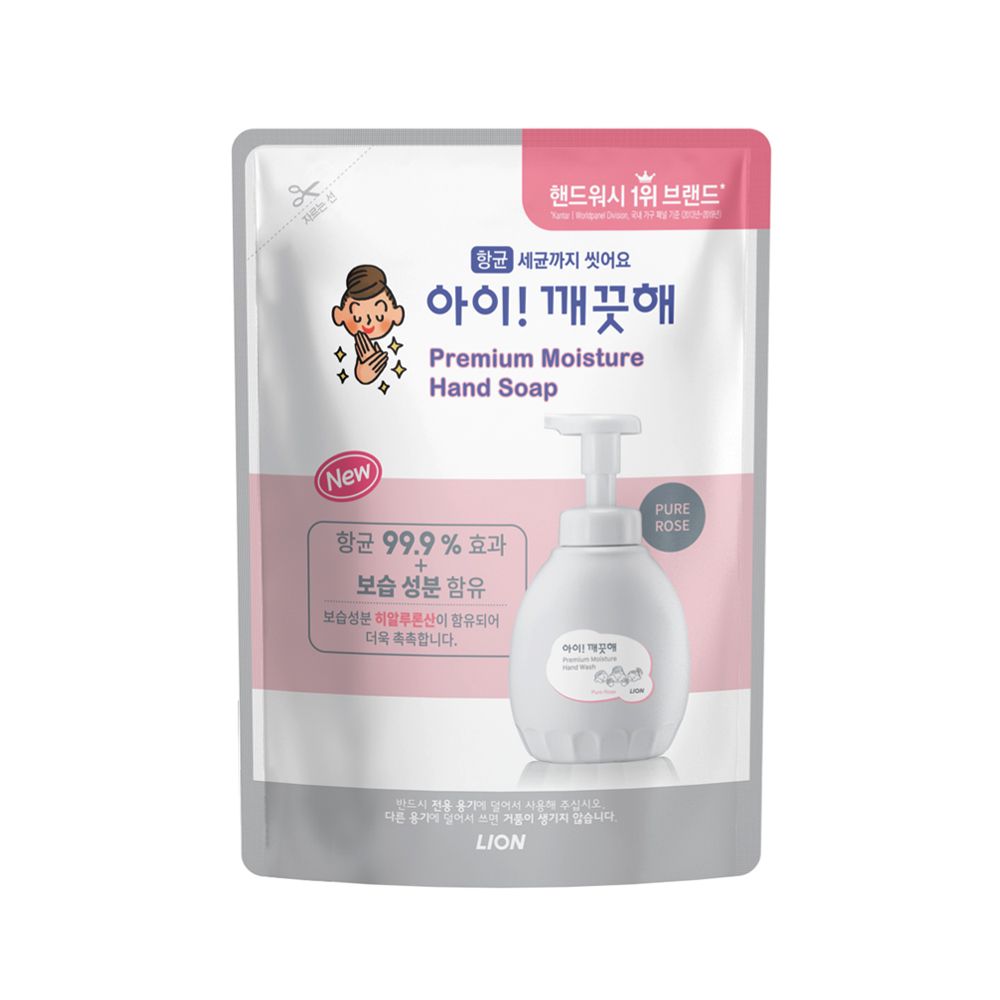 아이깨끗해 프리미엄 퓨어 로즈 400ml 리필 핸드워시 : 리빙딜라이트