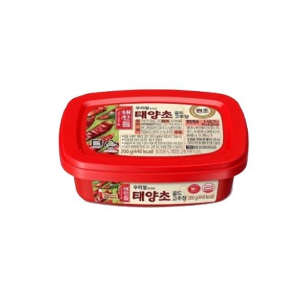 [CJ] 해찬들 우리쌀로 만든 태양초 골드 고추장 200g (유통기한 임박상품) : 와와닷컴