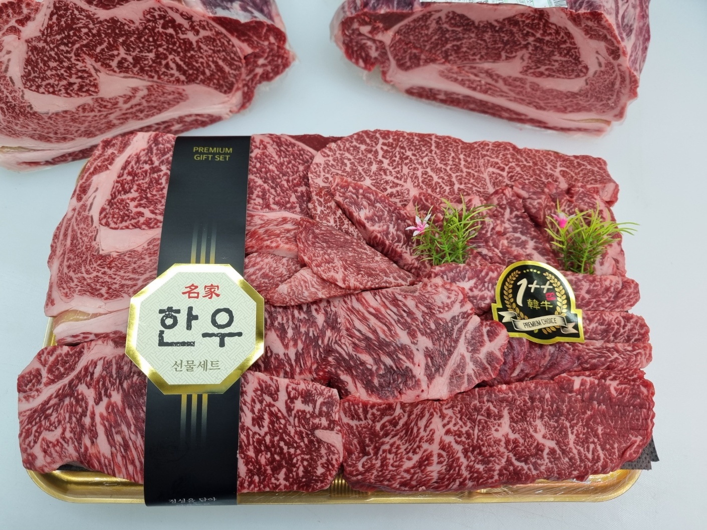 행복부자 한우암소1++모듬세트 1,200g (3~4인분) : 온다매육가
