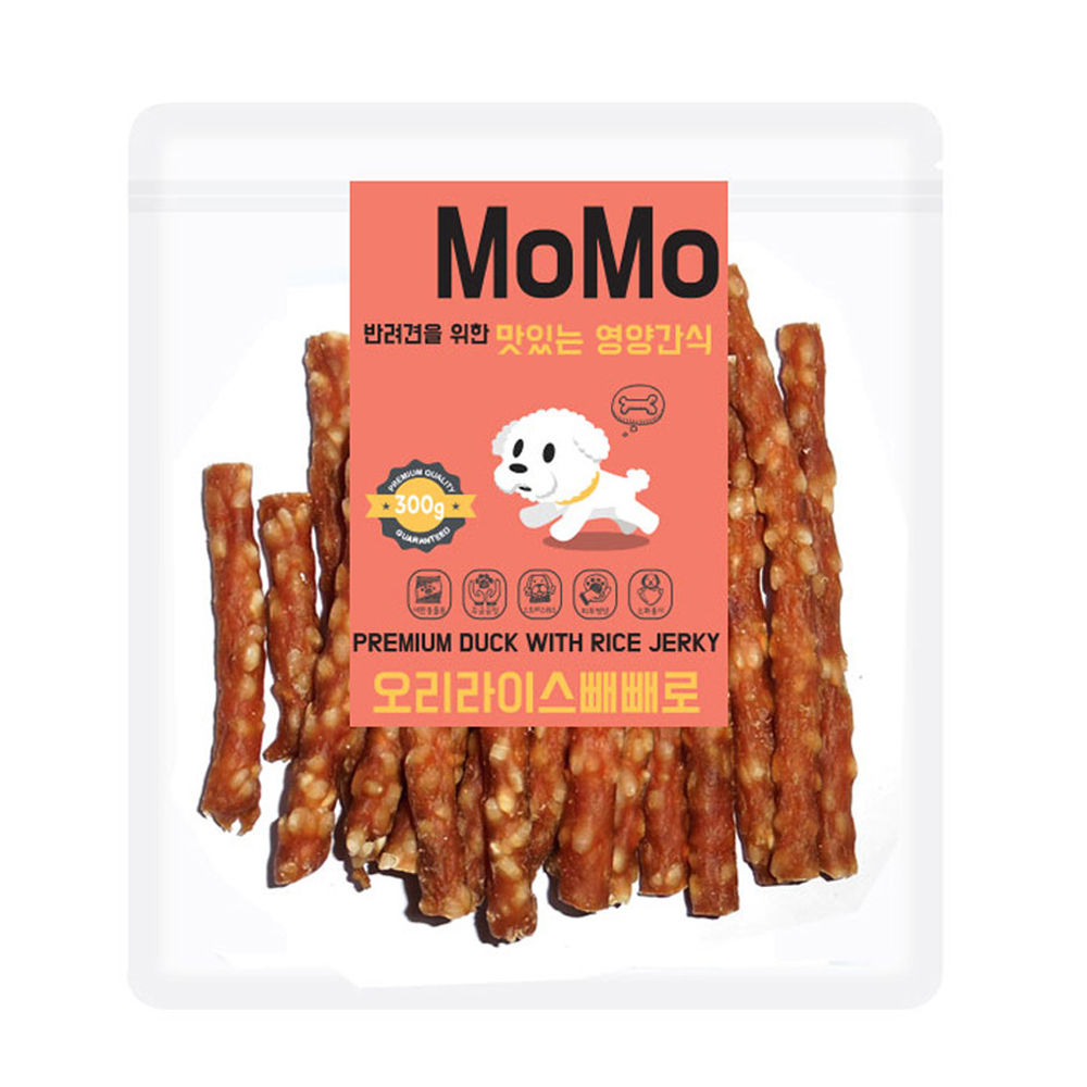 모모 오리라이스 빼빼로 300g 반려견 영양간식 : 이동마켓