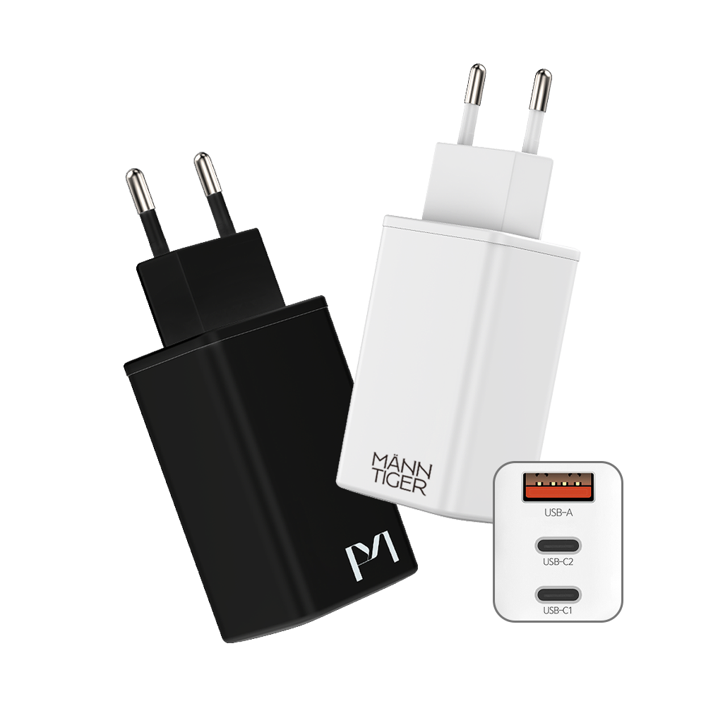 만타이거 GaN 65W 초고속충전 USB PD 트리플 C타입 노트북 초고속 충전기 : 만타이거 Manntiger