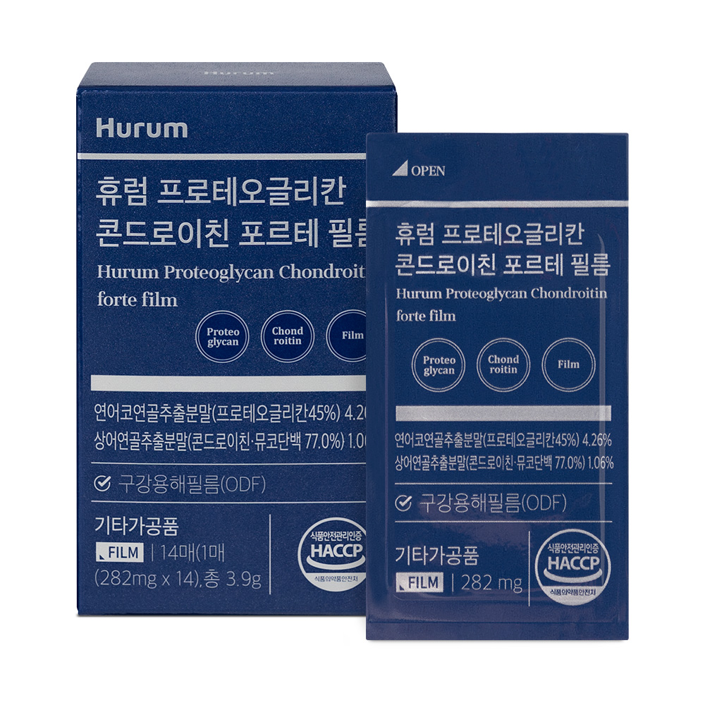 휴럼 프로테오글리칸 콘드로이친 필름 2형콜라겐 프리테오글리칸 14매, 1개 : 휴럼본사