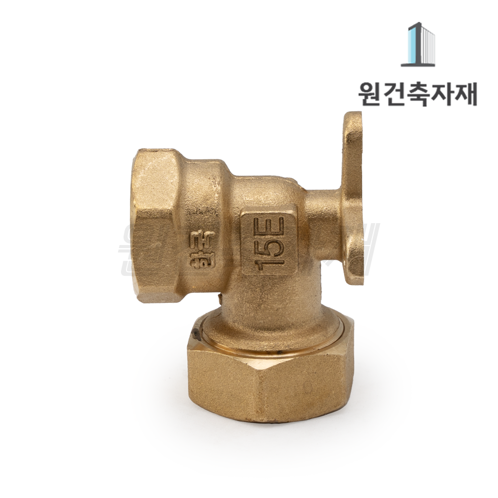 엑셀 수전 엘보 3P 벽고정 15A XL 부속 : 원건축자재