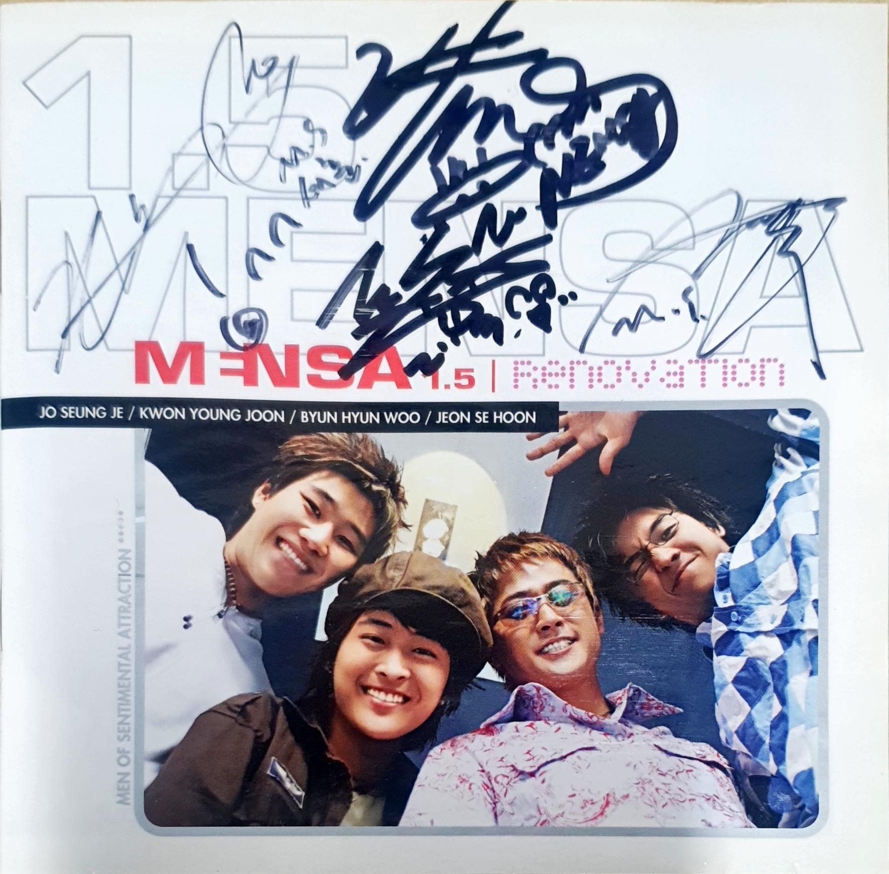 멘사 (Mensa) 1.5집 - Renovation [친필싸인, 홍보용 CD] : 제나홀릭