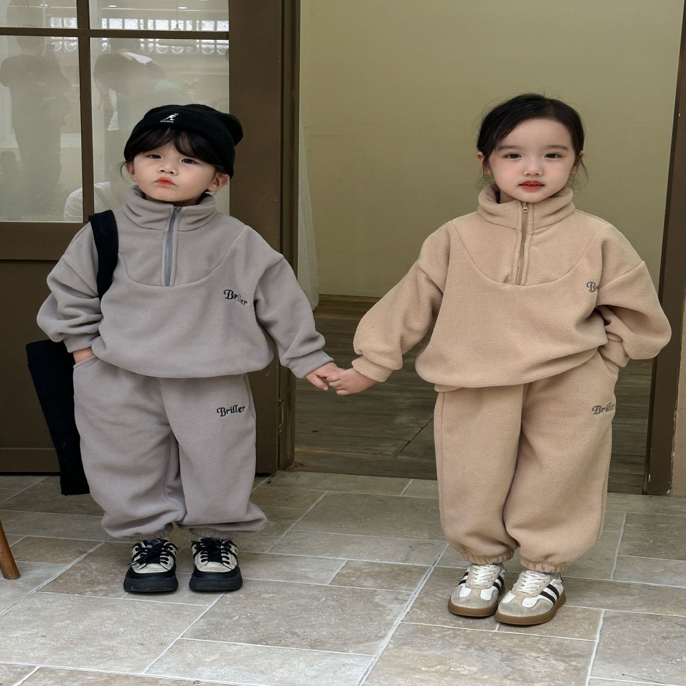 남아 여아 아동 유아 후리스 아노락 바지 상하세트 겨울 상하복 : 베비룸