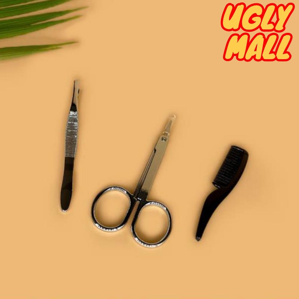 눈썹길이가위 눈썹정리빗 : UGLYMALL