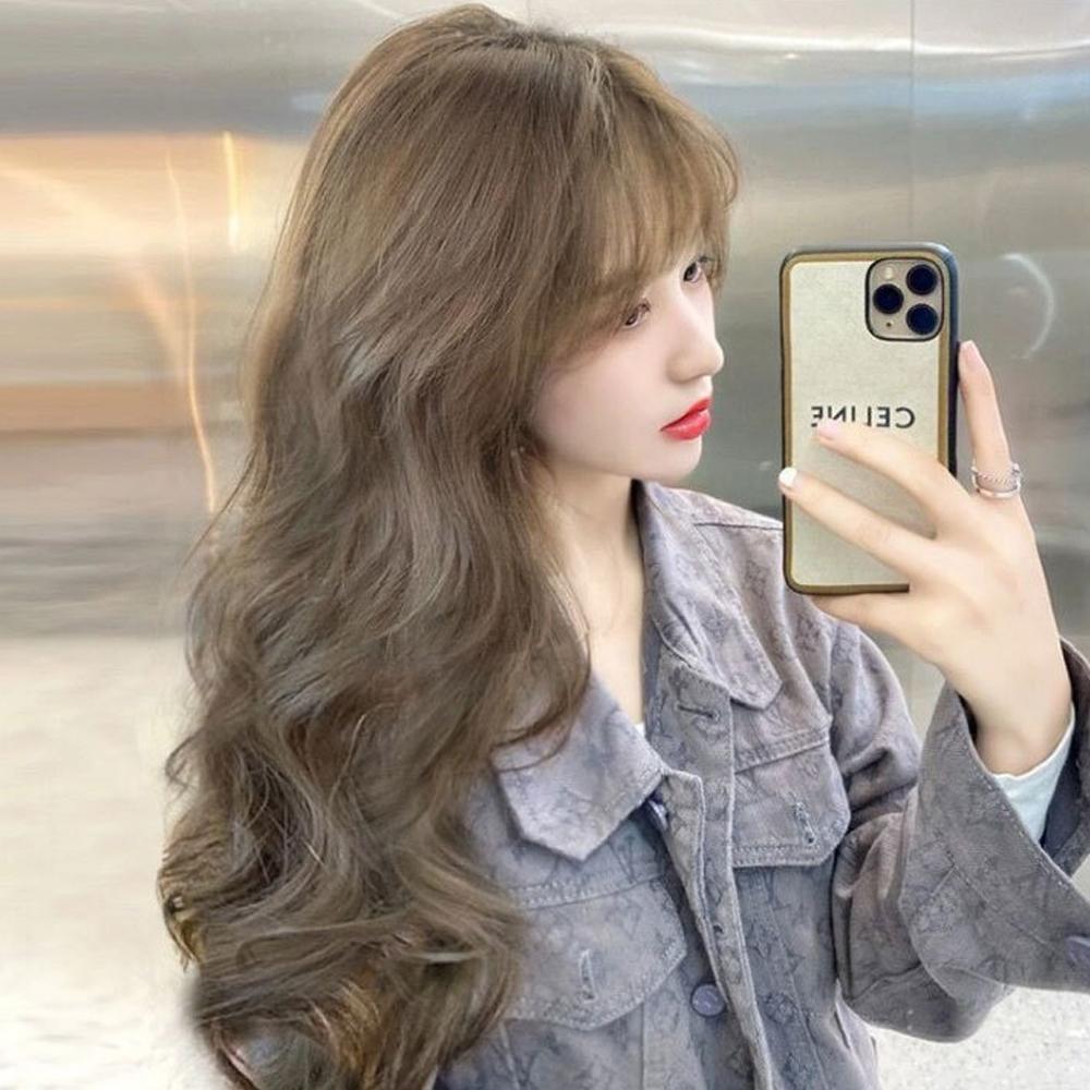 여성통가발 긴머리 웨이브펌 롱웨이브 여신웨이브 통가발 패션가발 : ES랜선스토어