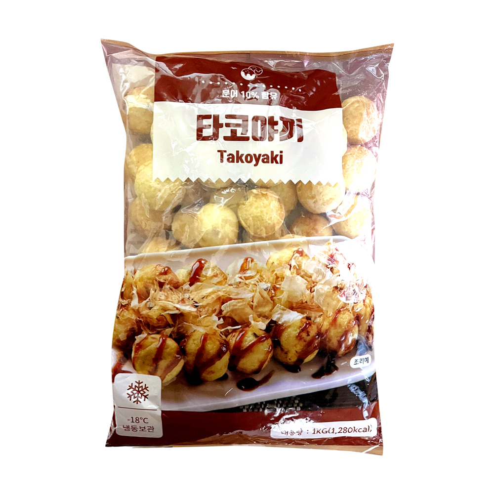 골든피트 타코야끼 1kg 간편간식 타코볼 냉동타코야끼 간편안주 : 태건마켓