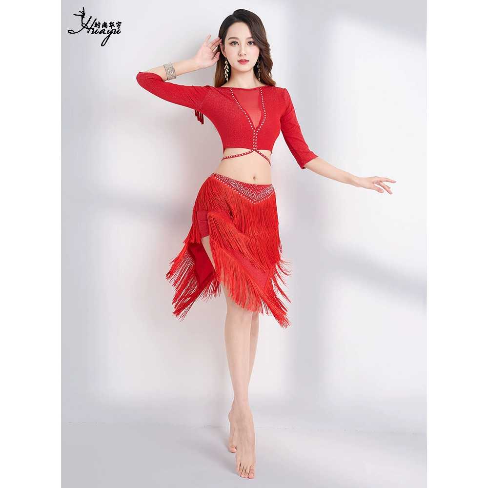 라인댄스 의상 살사 밸리 스포츠 댄스 원피스 연습복 : 뉴시즌연구소