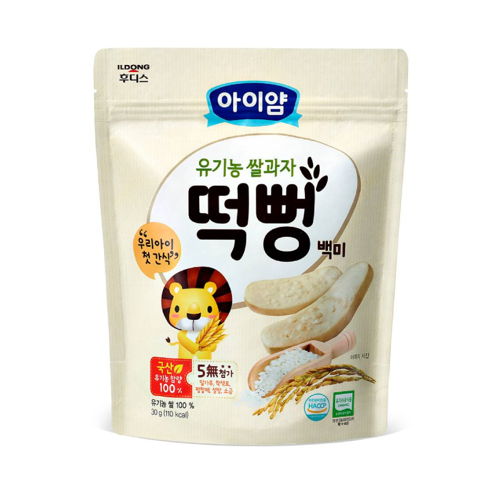 일동후디스 아이얌 유기농쌀과자 백미떡뻥 외 : 일동후디스