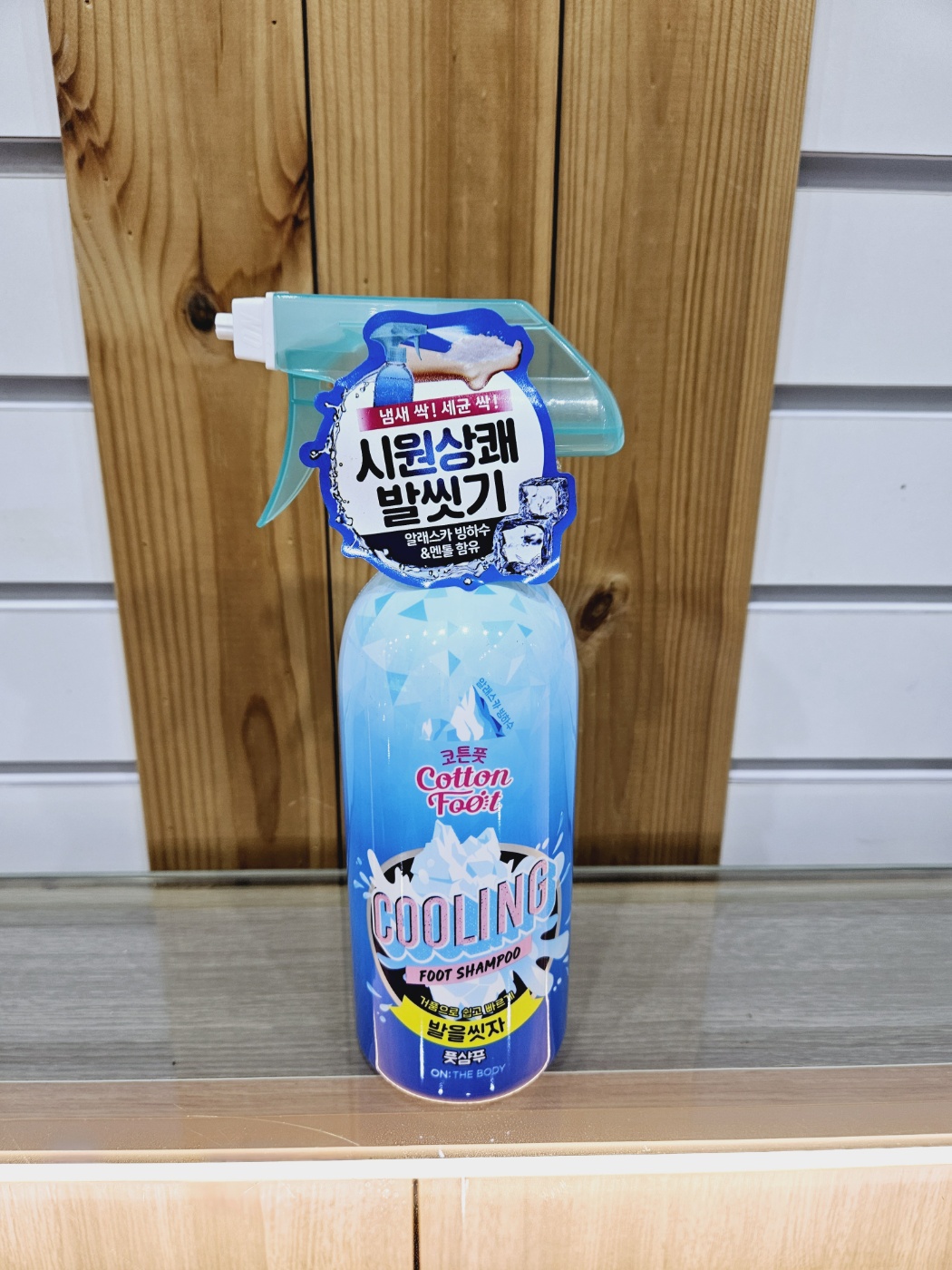 온더바디 발을씻자 코튼 풋샴푸 385ml x 1개(레몬, 자몽, 쿨링) : 파파market