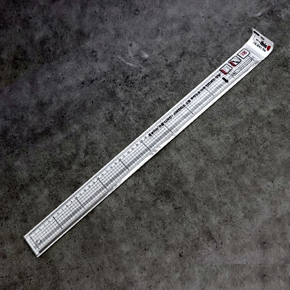 회사 비품 학교 문구 스틸플러스직자 50cm THCO13 : 더행복상사3